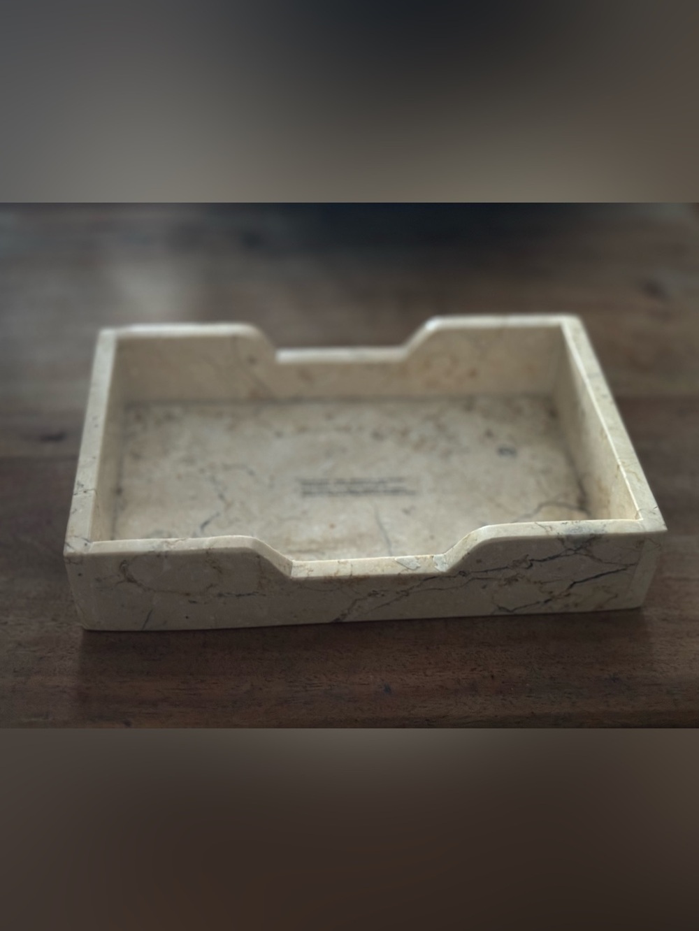 Heavy Natural Stone Tray/Vanity Organizer - Picture 5 of 11
